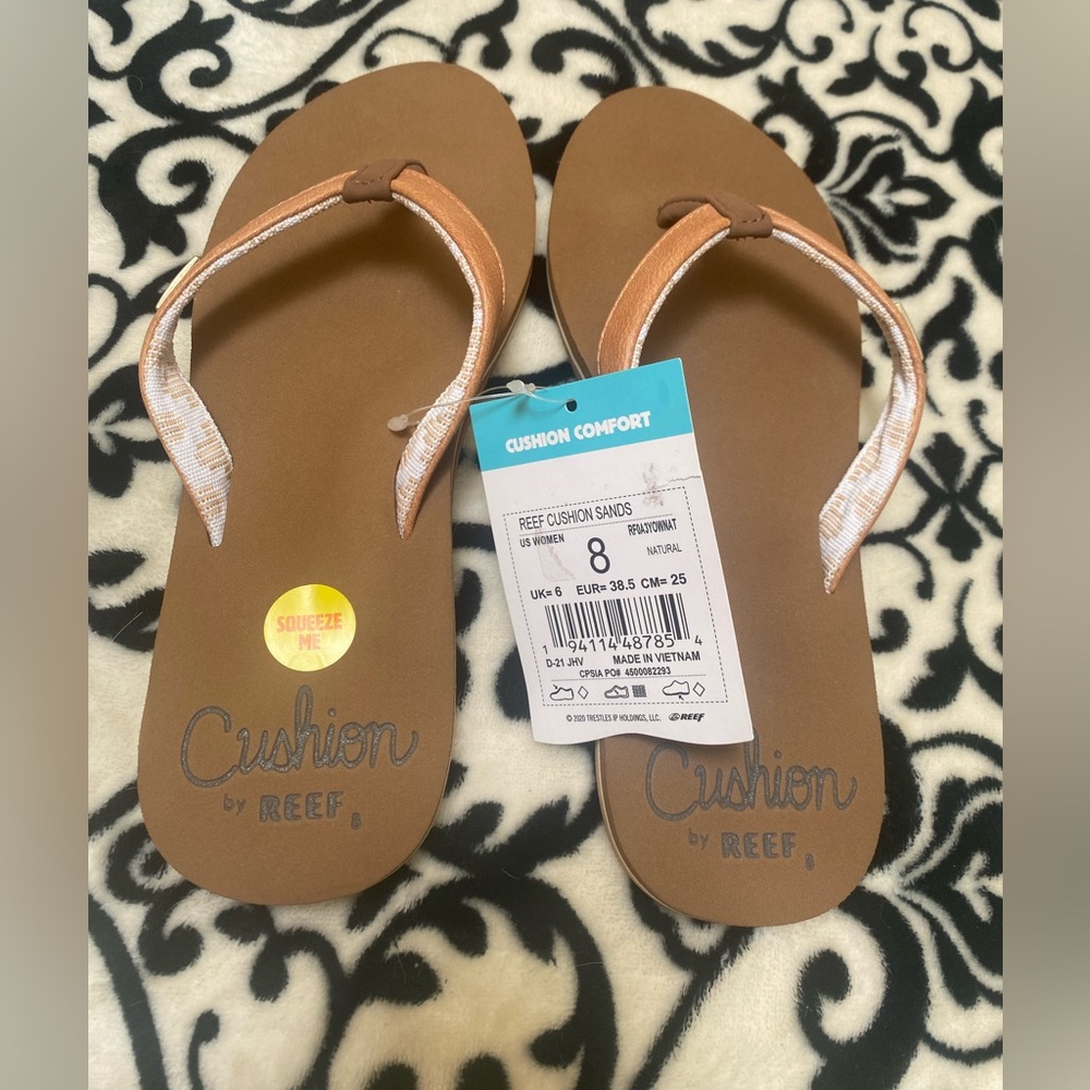 Tan Reef Flip Flops